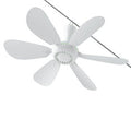 Tevorex 5 / 6 / 8 Leaves Electric Ceiling Fan Silent Low Noise Energy Saving with Remote Cable Lightweight Portable for Camping Bed Dormitory Tent