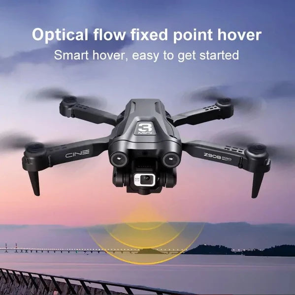 The Z908 Intelligent Drone Features Stable Altitude Flight, A Compact Four-axis Foldable Design, One-key Takeoff, And WiFi Image Transmission Functions, Selection Of Gifts