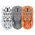 K-Snake BM560 Tri-Mode Wireless Mouse 3600DPI 83g Lightweight RGB Transparent Shell 600mAh Rechargeable Battery Bluetooth 2.4G Wired Esports Gaming Mice