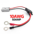FUSED Anderson Lead 50amp 10AWG Plug Connector Double Cable Lead 300 Mm AU