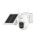 ESCAM QFS71 4G LTE Solar Security Camera 3MP Color Night Vision PIR Alarm PTZ Two-Way Audio IP66 Outdoor Wireless CCTV Cameras