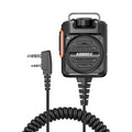 ABBREE AR-158 Wireless Handheld Microphone Stepless Volume 800mAh Long Standby Type-C Charging 3.5mm Jack Rotatable Hook Clip for Outdoor Communication