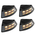 4Pack Outdoor  Solar Lights Yard Lamp Landscape Decor Villa Balcony Garden Wall Step Lamps Stair Light