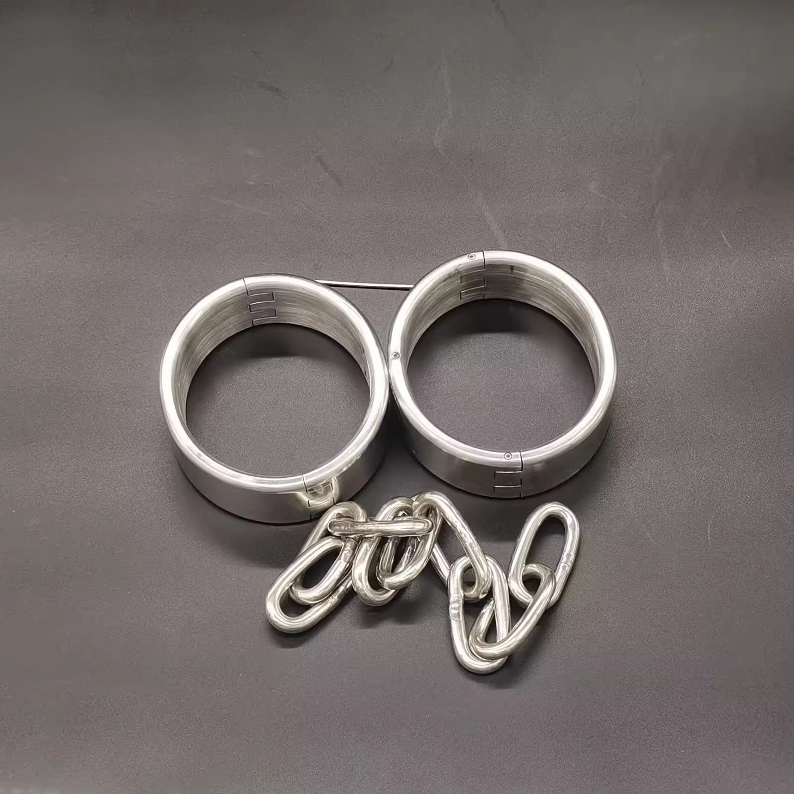 Stainless Steel Ring Handcuffs And Shackles
