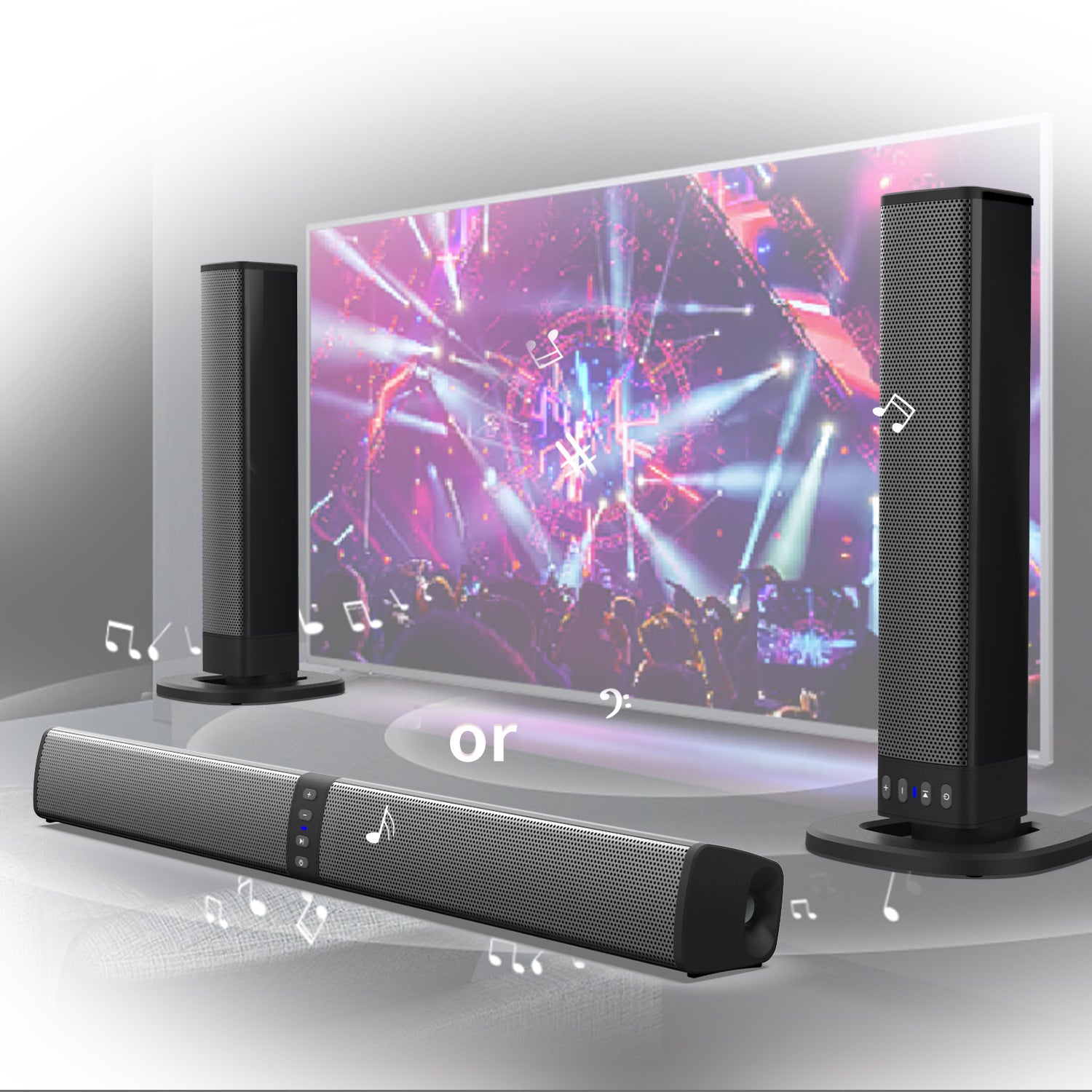 Creative Split Strip Loudspeaker Household Outdoor