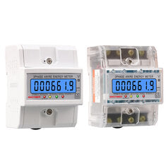 SINOTIMER DTS6619 New Model 100A LCD Digital Display with Backlight Power Meter in Energy Meters Smart Electric Meter 3 Phase Kwh Meter