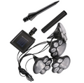 Outdoor 4 LED Solar Animal Paw Light Portable Lamp Solar Light Sensor Solar Energy Lamp Panel Camp Tent Fishing...