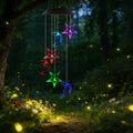 1Pc 2Pc Quantity Options Solar Moon And Star Wind Chime 7 Color Changing Wind Chime For Outside IPX4 Waterproof...