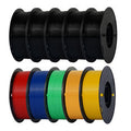 KINGROON PETG 3D Printer Filament 10kg 1.75mm 5KG Black 5KG Mix Color High Strength Easy to Print Eco-Friendly No Bubbles Smooth Printing High Precision
