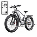 [EU DIRECT] DUOTTS F26 Electric Bike 48V 20AH SamsungBattery 750W*2 Dual Motors Recommended Top Speed 25KM/H 26*4.0inch Fat Tires APP Support 100-120KM Max Mileage 150KG Max Load Electric Bicycle