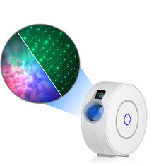 Tuya Smart Star Projector Light WiFi Laser Starry Sky Projector Waving Night Light LED Colorful APP Wireless Control Timing Function Work with Alexa Google Home
