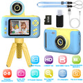1Pc Kids Digital Camera With Flip Lens Children Video Camcorder Christmas Toy Birthday Gifts With Tripod 2.4in...