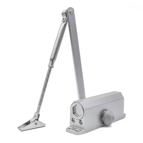 Fire Door Closer Hydraulic Silent Auto-Close For Interior/Commercial Use Easy Install Heavy Duty Adjustable Spring...