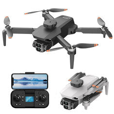 LYZRC L106 GPS WiFi FPV with Electric Adjustment HD Dual Camera 360° Obstacle Avoidance Optical Flow Positioning Brushless Foldable RC Drone Quadcopter RTF