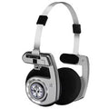 H1Pro bluetooth Headset Retro Stainless Steel Headphone Dual 36mm Dynamic Coils Telescopic Design Sponge Earmuffs Foldable Over-head Headphones