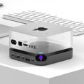 MEPATEM HB03+ for Mac Mini M4/M4 Pro Dock Dual-Channel 7-in-2 USB-C Hub with HD 4K 60Hz Thunderbolt4 USB4 40Gbps 10Gbps NVMe M.2 SSD Slot Docking Station