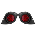 Golf Cart Light Kit, 12 Volt, Street Legal LED Headlight And Taillight Kit With Wiring Harness, Turn Signals, Hazard Light, Switch Horn, Brake Pad, Zip Ties, ABS Housing, For Yamaha G29 2007-Up
