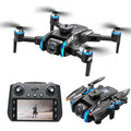 LSRC XT808 GPS 5G WiFi FPV with 5.9inch LCD Screen Controller 720P HD Dual Camera 180° Servo Gimbal 360° Obstacle Avoidance Brushless Foldable RC Drone Quadcopter RTF