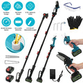 4-in-1 Pole Pruning Shears, Electric Pruning Shears & Pole Saws For Tree Trimming With 7 Adjustable Head...