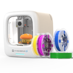 AOSEED X MAKER JOY AI Kids V4_0 3D Printer with 4 PLA Filaments
