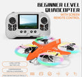 New Remote-controlled Foldable Quadcopter Drone X3 With Electric Adjustable HD Dual Cameras, Screen Remote Control, WIFI, USB Charging, Colorful Lights, Optical Flow Positioning, Stable Hovering In Th