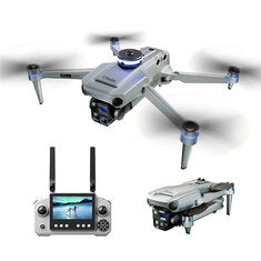 CYMARC P50 GPS 5G WiFi FPV with 4_5inch LCD Screen Controller 1080P HD Dual Came
