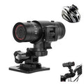 XANES 1080P Bicycle Helmet Camera 120° Wide Angle Bicycle Sports Camera IPX6 Waterproof Mini Motorcycle Helmet Camera Car Video Recorder Outdoor DV Video Camera