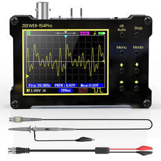 ZEEWEII DSO154Pro Mini Handheld Digital Oscilloscope 154pro 40MSa/s Sampling Rate 18MHz Bandwidth PWM Signal Generator LCD Display