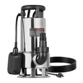 1 HP Submersible Sump Pump, 5500 GPH, Stainless Steel Submersible Sewage Dirty Clean Water Pump With Automatic Float Switch, Long Cord, 30 Ft Max Lift, For Pools, Garden, Pond, Flooded Areas