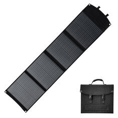 100W Foldable Solar Panel 22% Conversion Efficiency Portable Solar Charger Adjustable 45 Degrees To 90 Degrees For Camping Road Trips RV Outdoor Use