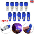 10pcs NAC3FCA Speakon Plug 3 PIN Male Powercon Connector 20A 250V AC Power Plug-