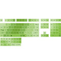 Matcha Mint Green Mechanical Keyboard XDA Profile Keycap Set 127 key PBT