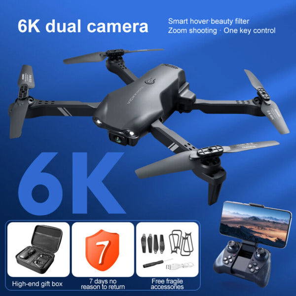 2026 3 Battery V13 RC Drone 6K HD Dual Camera WiFi FPV Foldable Quadcopter Camera Drone ,Logistic Is Randomly Sent...