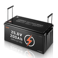 24V 200Ah LiFePO4 Lithium Battery Rechargeable Battery 100A BMS 4000 Cycle