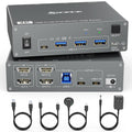 2-Monitor 2-Computer USB Dual-Monitor USB 30 USB Type-C KVM Switcher — kaufen online Deutschland