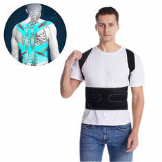 Adjustable Back Support Belt Breathable Back Posture Corrector Shoulder Lumbar Spine Support Back Protector Body Straightener
