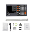 YIHAOGD YH LCD 2/3 Axis Grating CNC Milling Digital Readout Display DRO / KA300 5μm TTL 70-970mm Electronic Linear Scale Encoders Lathe Tool