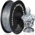 Geeetech PLA 3D Printer Filament 1_75mm Grey Silver 1kg Spool Accurate