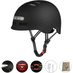Ultralight Cycling Helmet Bicycle Helmet Electric Scooter Helmet Smart Tail Light Bike for Bicycle Cycling Rock Roller Skating
