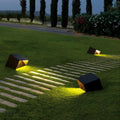Black Solar Led Spotlight Outdoor Waterproof