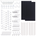 108-Piece Black Wall Management Kit, Including Pegboard And Hooks In Multiple Sizes, Ideal For Organizing Garages,... — kaufen online Deutschland