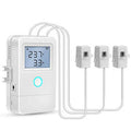 Tuya WiFi Smart Electricity Meter 3 Current Transformer 1 Way 16A Switch LCD Display Overheat Alarm Flame Retardant Material