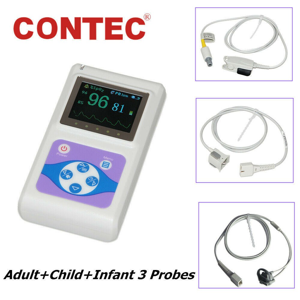 Infant Pediatric A Dult Pulse Oximeter SPO2 Heart Rate Monitor PC Software CE FDA