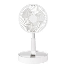 Tevorex 7200mAh Telescopic Folding Fan USB Charging Portable Mini Electric Fan Dormitory Outdoor Cooling Appliances Adjustable Home Fan