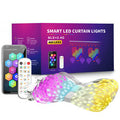 Elfeland 1M or 2M or 3M 400LEDs Smart LED Curtain Strip Lights DIY Programmable