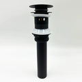 Bathroom Sink Drain With Overflow, Vessel Sink Lavatory Vanity Pop-Up Drain Stopper, 304 Stainless Steel