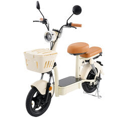 [EU DIRECT] iScooter Y16 Electric Scooter 48V 20Ah 1200W Motor Recommended Top Speed 25KM/H 14x2.5 Inch Tires 100km Max Range Front and Rear Spring Shock Absorbers