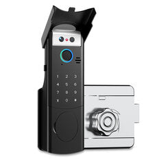 TUYA Smart Lock Wi-Fi 6 Unlock Methods Automatic Face Fingerprint Password Card Key App Control 1800mAh Battery