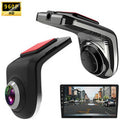 1080P HD Night Vision Dash Cam Recording Car Front Windshield DVR ADAS Driver Assistance System 130° Shooting Angle
