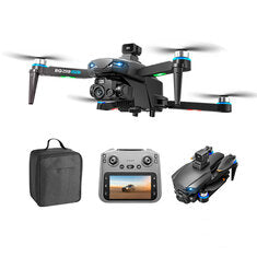 PJC RG709 PRO GPS 5G WiFi FPV with 4.5inch LCD Screen Controller 1080P HD Dual Camera Servo Gimbal 360° Obstacle Avoidance Brushless Foldable RC Drone Quadcopter RTF